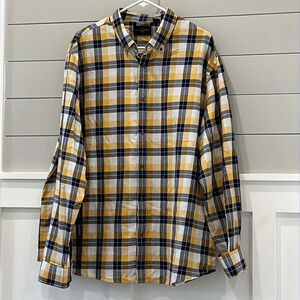 Black Brown 1826 Purple Large Button Down Shirt  XXL‎